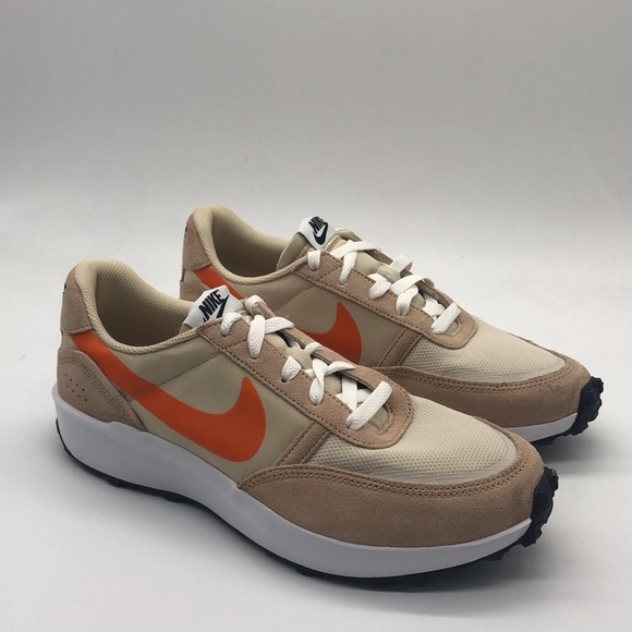 New Men’s Nike Waffle NAV Hemp Safety Orange Sneaker FJ4195-200 NWOB - Picture 2 of 5